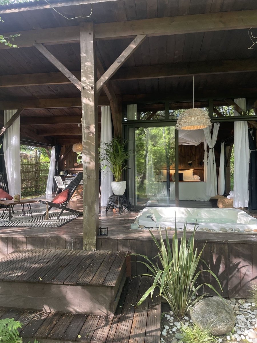 Les Landines - Le Lodge et son spa - Love’nSpa - weekend en amoureux, love rooms avec spa ou jacuzzi privatif5 de Les Landines - Le Lodge et son spa
