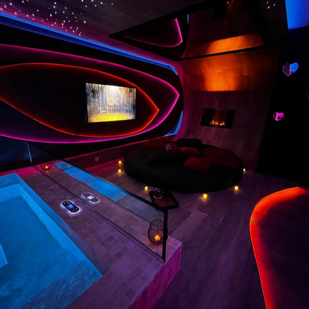 Les Secrets Rooms L'EVASION DES DESIRS - Love’nSpa - weekend en amoureux, love rooms avec spa ou jacuzzi privatif5 de Les Secrets Rooms L'EVASION DES DESIRS