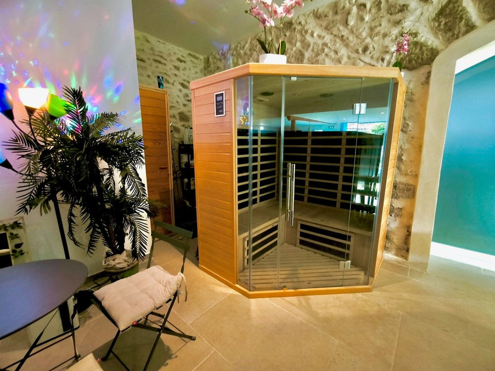 Love & Kinky Room with big SPAs & Sauna - Love’nSpa - weekend en amoureux, love rooms avec spa ou jacuzzi privatif10 de Love & Kinky Room with big SPAs & Sauna