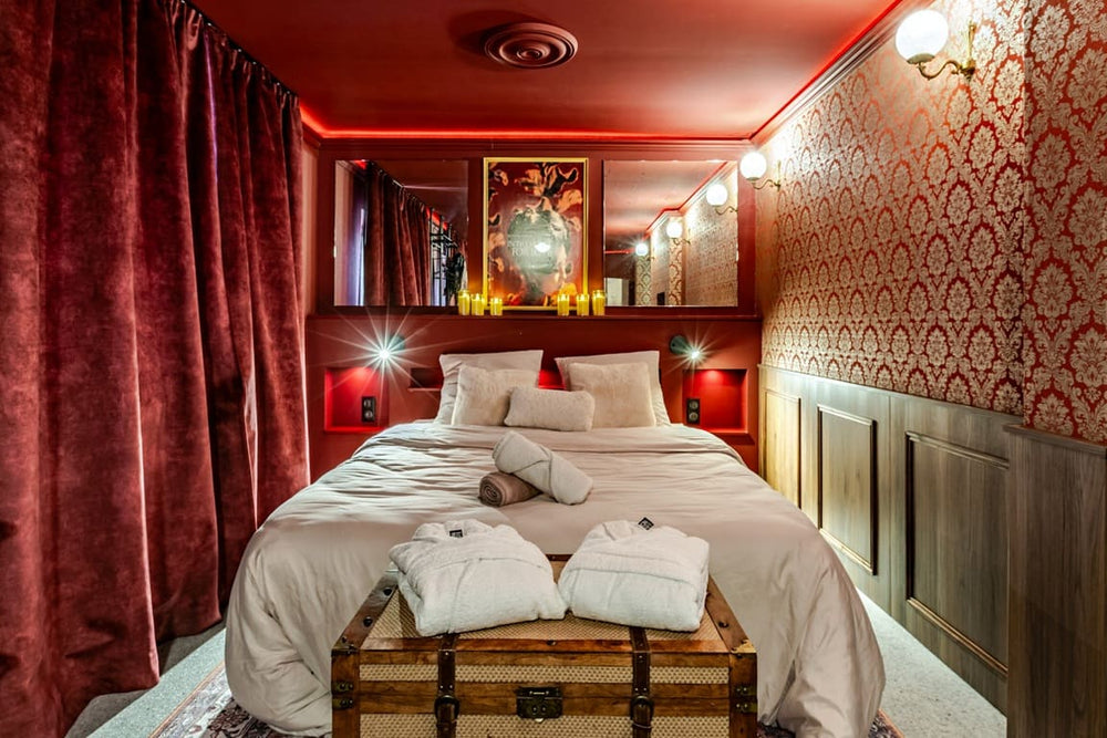 Love Room Alsace - La Courtisane - Love’nSpa - weekend en amoureux, love rooms avec spa ou jacuzzi privatif9 de Love Room Alsace - La Courtisane