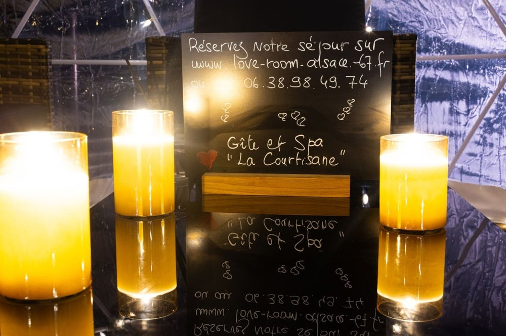 Love Room Alsace - La Courtisane - Love’nSpa - weekend en amoureux, love rooms avec spa ou jacuzzi privatif7 de Love Room Alsace - La Courtisane