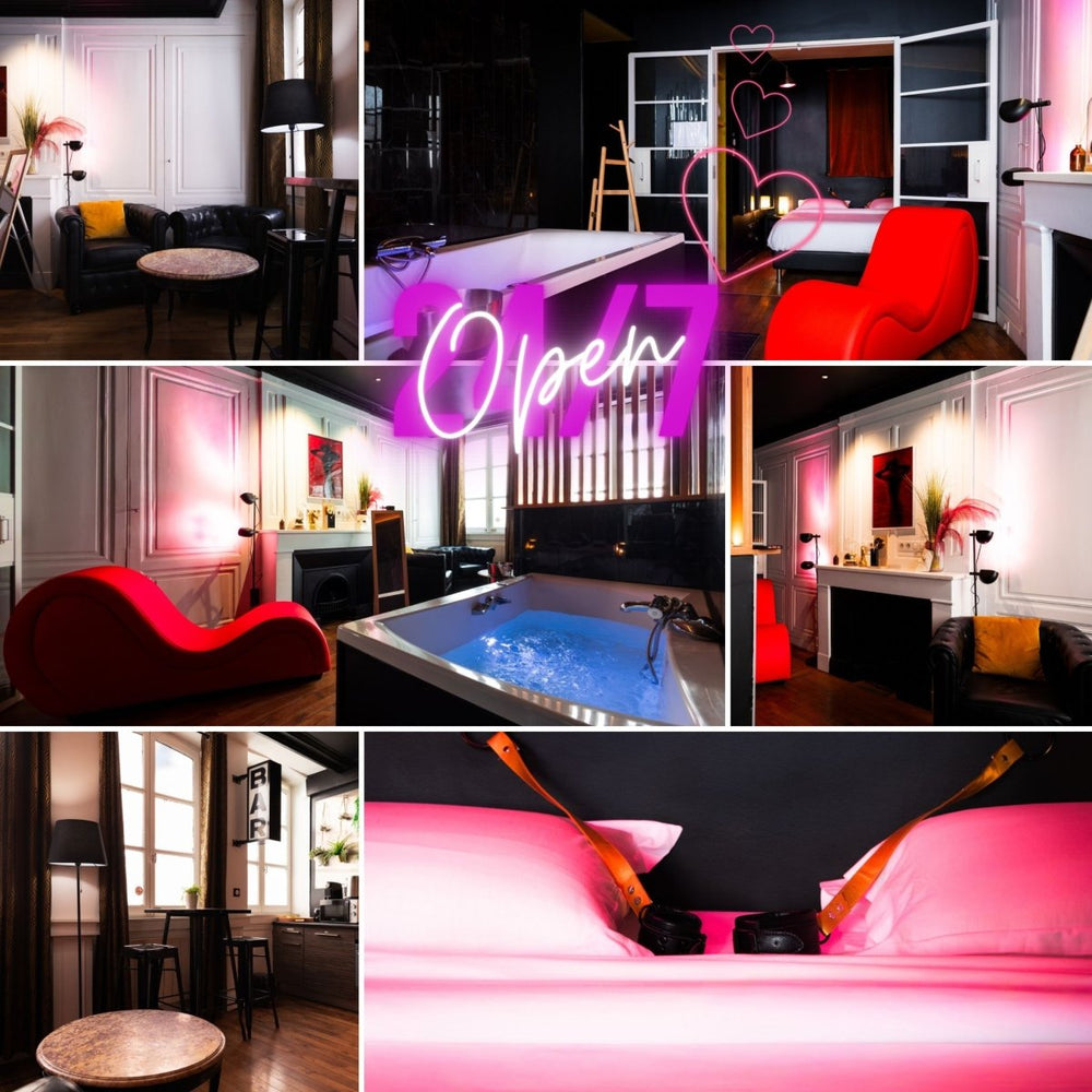 Love Room Blandan - Love’nSpa - weekend en amoureux, love rooms avec spa ou jacuzzi privatif8 de Love Room Blandan