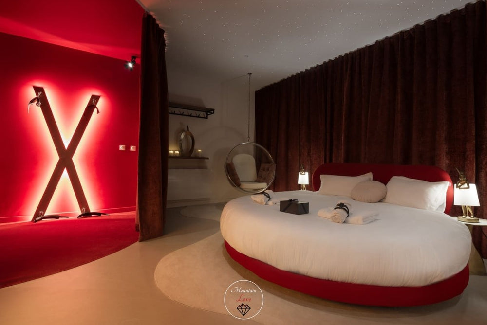 Mountain Love "love room" - Love’nSpa - weekend en amoureux, love rooms avec spa ou jacuzzi privatif3 de Mountain Love