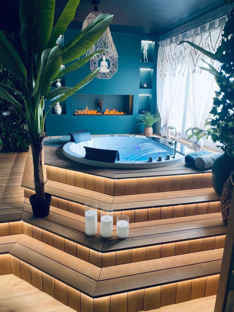 Nid Boisé, HORS DU TEMPS - Love’nSpa - weekend en amoureux, love rooms avec spa ou jacuzzi privatif3 de Nid Boisé, HORS DU TEMPS