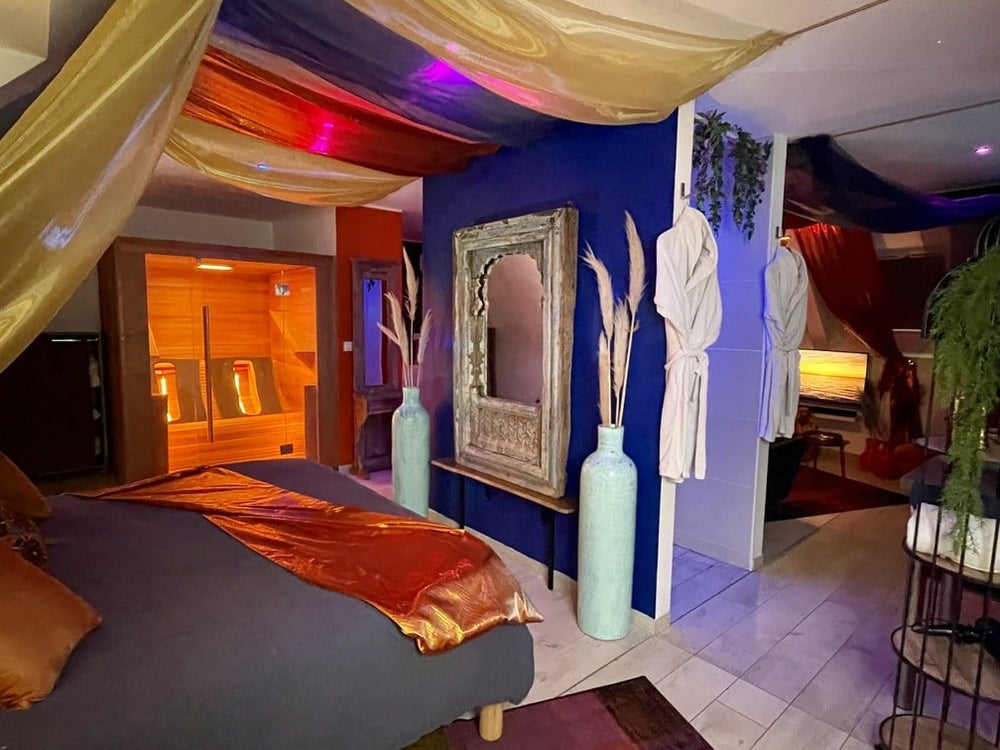 Nü - de spa Zuydcoote plage - Secret de Kama - Love’nSpa - weekend en amoureux, love rooms avec spa ou jacuzzi privatif11 de Nü-de spa Zuydcoote plage - Secret de Kama