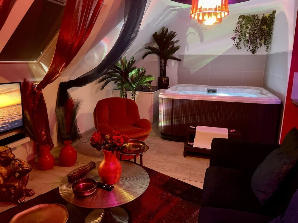 Nü - de spa Zuydcoote plage - Secret de Kama - Love’nSpa - weekend en amoureux, love rooms avec spa ou jacuzzi privatif1 de Nü-de spa Zuydcoote plage - Secret de Kama
