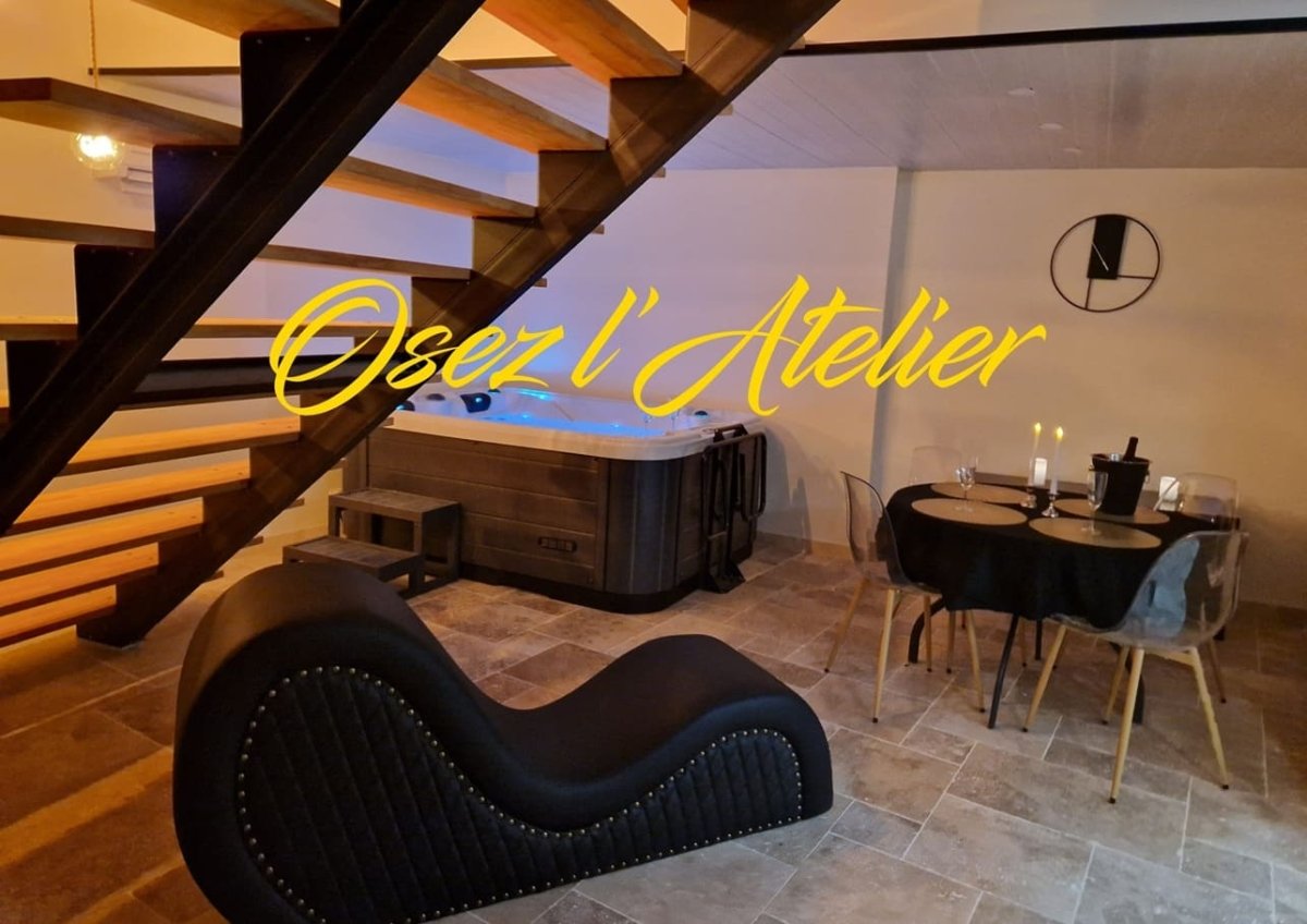 Osez l'Atelier - Love’nSpa - weekend en amoureux, love rooms avec spa ou jacuzzi privatifOsez l'Atelier