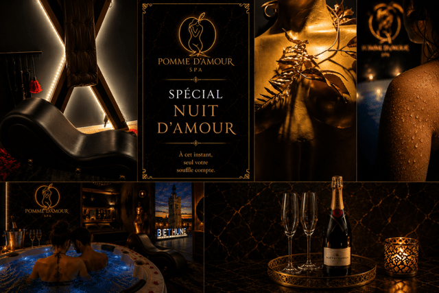 Pomme d'Amour Spa - Love’nSpa - weekend en amoureux, love rooms avec spa ou jacuzzi privatif18 de Pomme d'Amour Spa