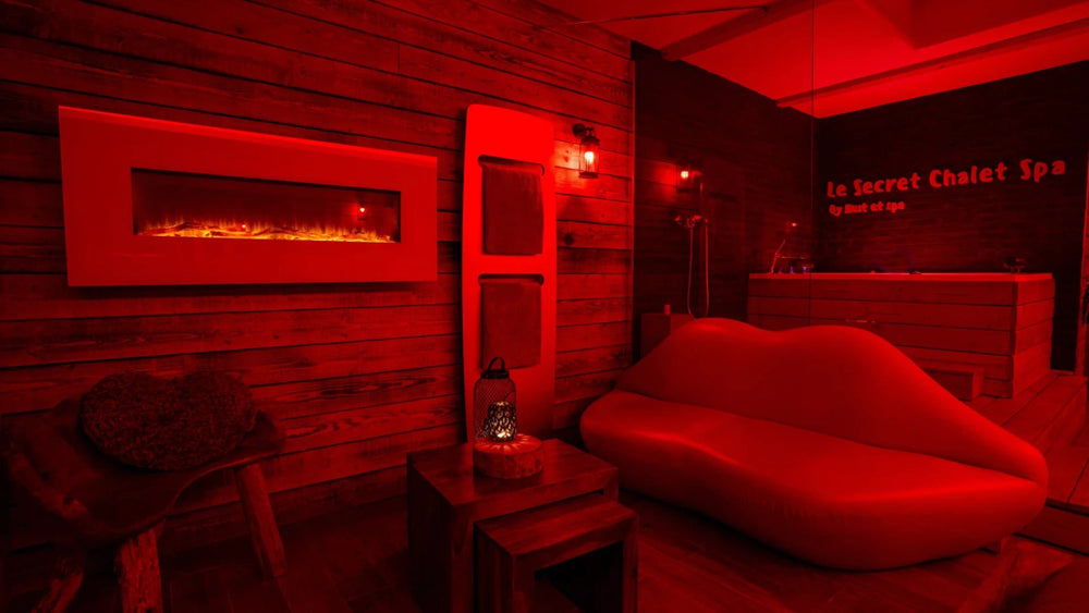 Secret Chalet Spa - Caluire - et - Cuire - Love’nSpa - weekend en amoureux, love rooms avec spa ou jacuzzi privatif5 de Secret Chalet Spa - Caluire-et-Cuire