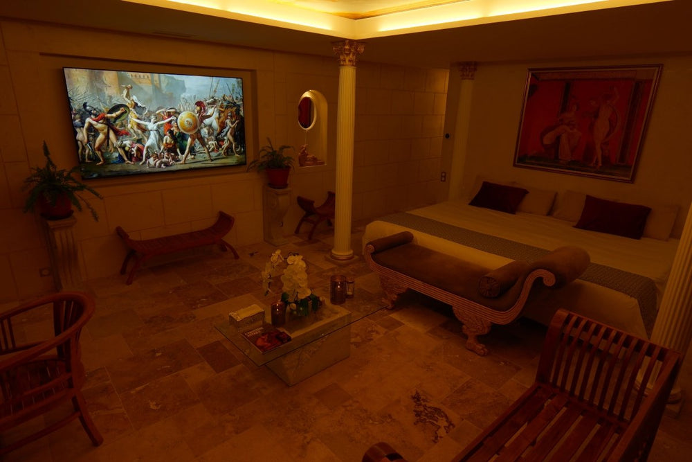 SECRET HOUSE La Villa Rom'Antiqua - Love’nSpa - weekend en amoureux, love rooms avec spa ou jacuzzi privatif12 de SECRET HOUSE La Villa Rom'Antiqua
