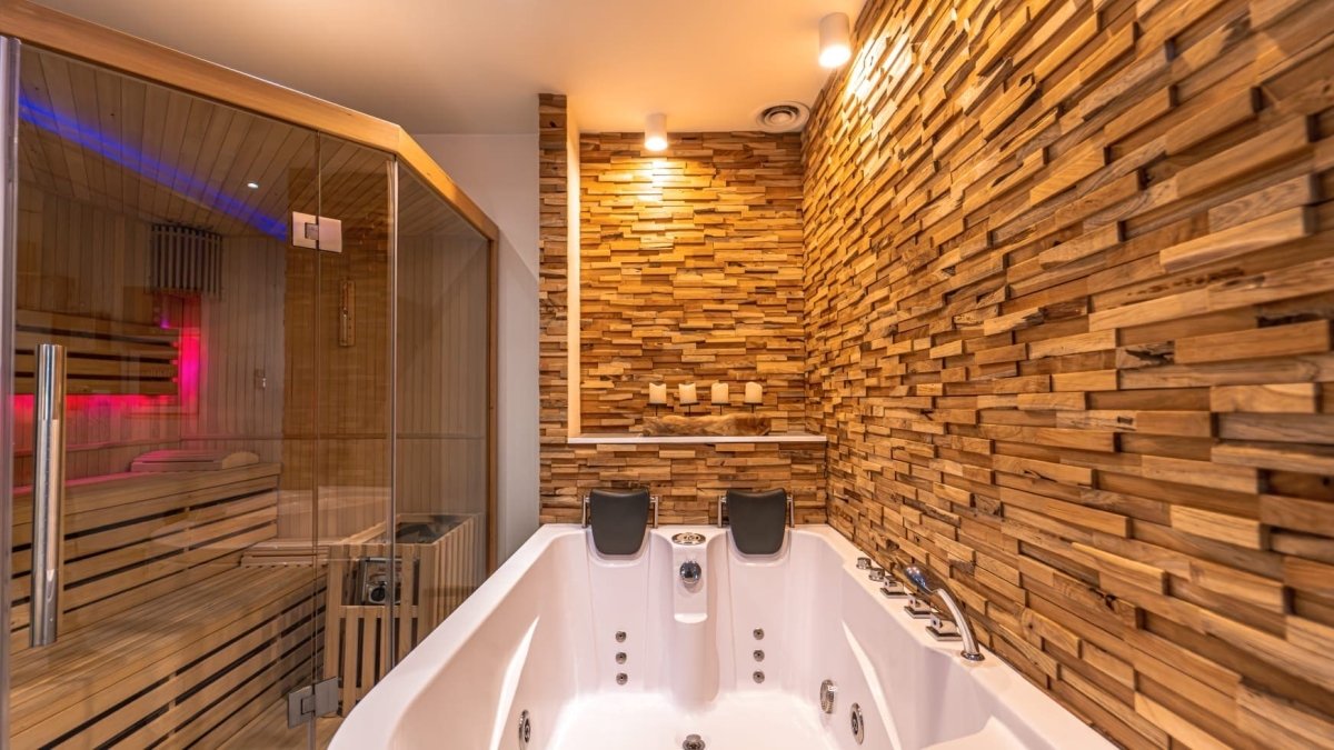 Suite 47 SPA - Wood - Love’nSpa - weekend en amoureux, love rooms avec spa ou jacuzzi privatifSuite 47 SPA - Wood