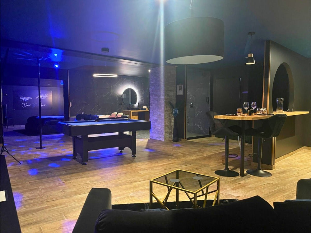 Suite Cléopâtre - Doux Bleu Jeux - Love’nSpa - weekend en amoureux, love rooms avec spa ou jacuzzi privatif14 de Suite Cléopâtre - Doux Bleu Jeux