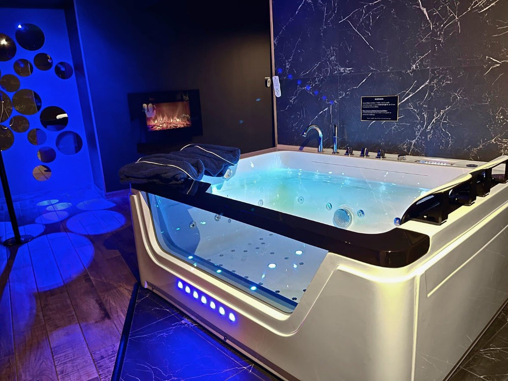 Suite Cléopâtre - Doux Bleu Jeux - Love’nSpa - weekend en amoureux, love rooms avec spa ou jacuzzi privatif6 de Suite Cléopâtre - Doux Bleu Jeux
