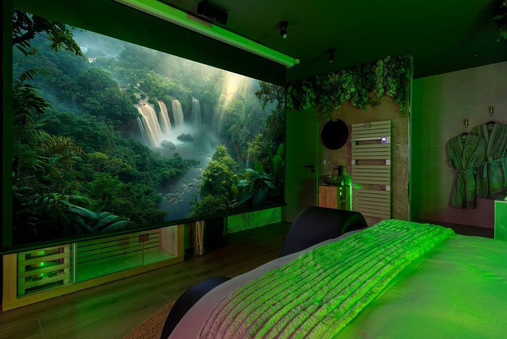 Suite Jungle - Love’nSpa - weekend en amoureux, love rooms avec spa ou jacuzzi privatif5 de Suite Jungle