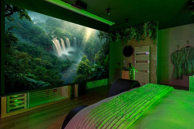 Suite Jungle - Love’nSpa - weekend en amoureux, love rooms avec spa ou jacuzzi privatif4 de Suite Jungle