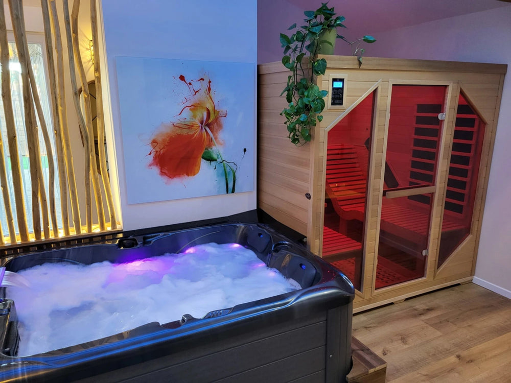 Suite L'Olive Sacrée - Love’nSpa - weekend en amoureux, love rooms avec spa ou jacuzzi privatif11 de Suite L'Olive Sacrée
