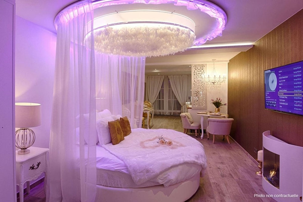 Suite Marquise by Le Clos des Thermes - Love’nSpa - weekend en amoureux, love rooms avec spa ou jacuzzi privatif5 de Suite Marquise by Le Clos des Thermes