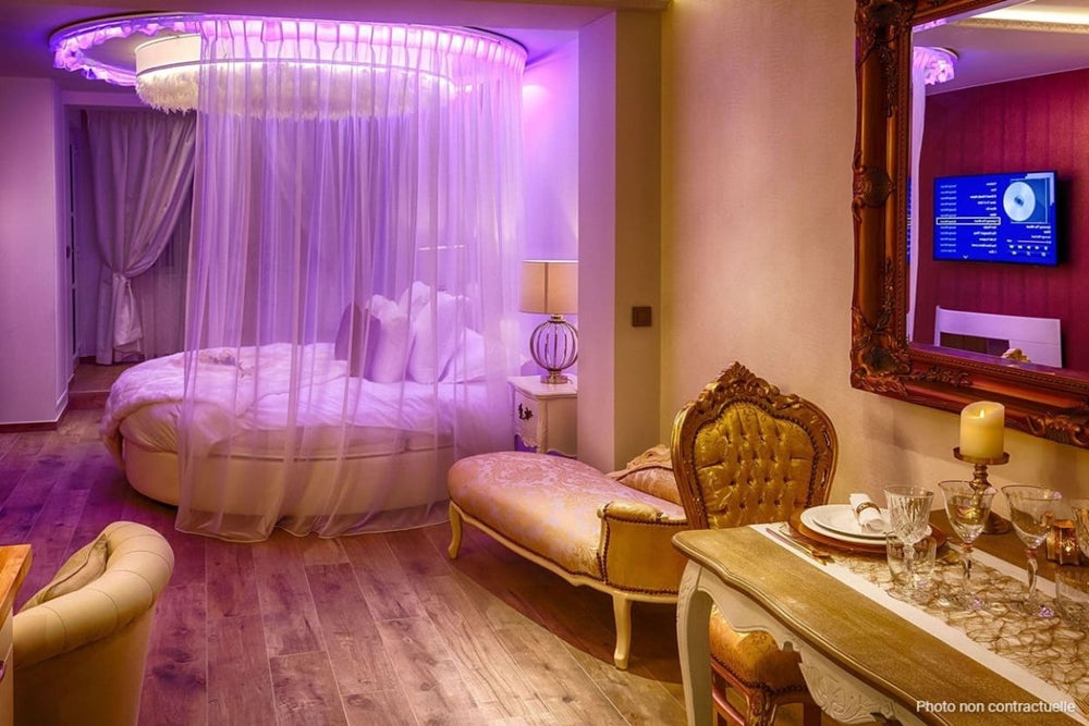 Suite Marquise by Le Clos des Thermes - Love’nSpa - weekend en amoureux, love rooms avec spa ou jacuzzi privatif6 de Suite Marquise by Le Clos des Thermes