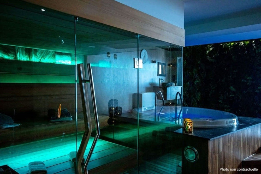 Suite Zanzibar by Le Clos des Thermes - Love’nSpa - weekend en amoureux, love rooms avec spa ou jacuzzi privatif8 de Suite Zanzibar by Le Clos des Thermes