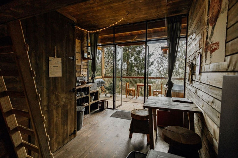 Sweet avec Bain Nordique - Love’nSpa - weekend en amoureux, love rooms avec spa ou jacuzzi privatif2 de Nutchel Cosy Cabins - Sweet avec Bain Nordique