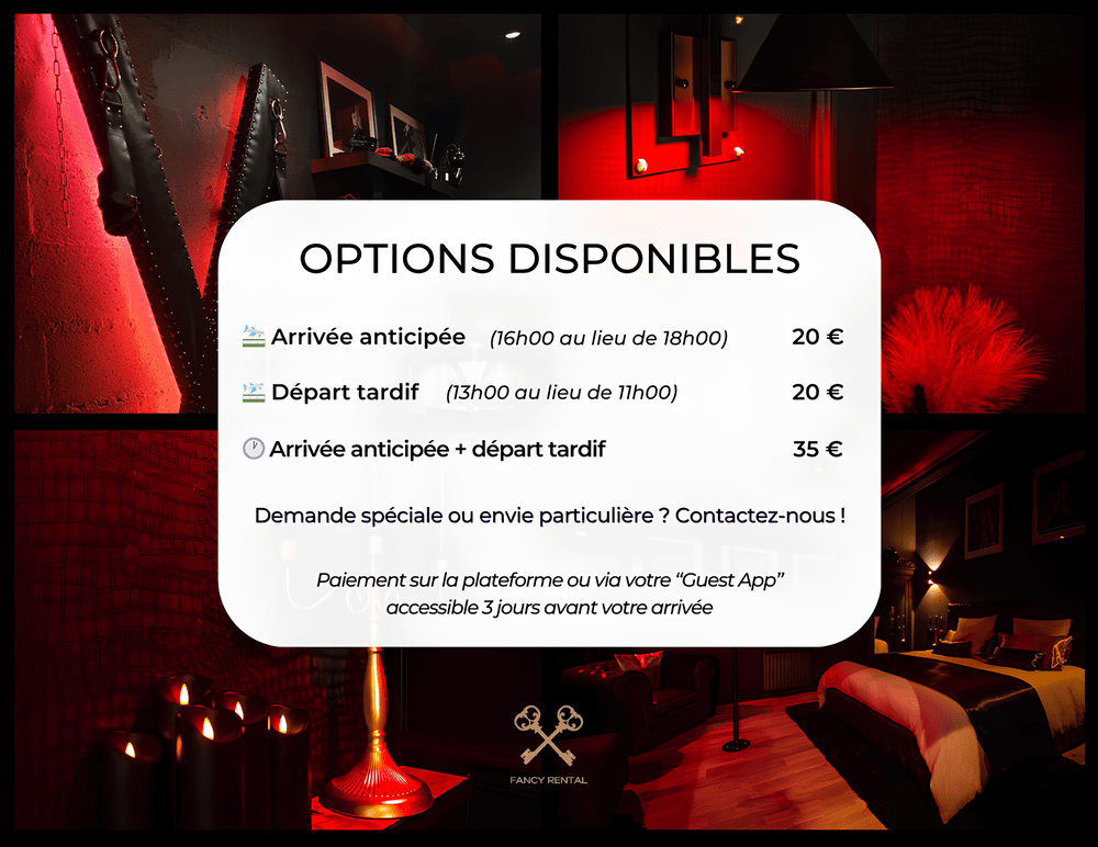 VELVET & LEATHER Loveroom - Secretroom - Sauna balnéo cinéma | par Fancy Rental - Love’nSpa - weekend en amoureux, love rooms avec spa ou jacuzzi privatif6 de VELVET & LEATHER Loveroom - Secretroom - Sauna balnéo cinéma | par Fancy Rental