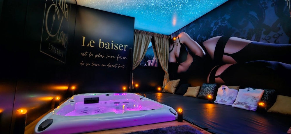 Villa Close - Brive - Love’nSpa - weekend en amoureux, love rooms avec spa ou jacuzzi privatif1 de Villa Close - Brive