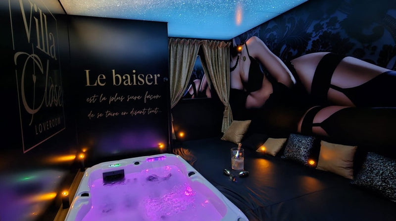 Villa Close - Brive - Love’nSpa - weekend en amoureux, love rooms avec spa ou jacuzzi privatif4 de Villa Close - Brive