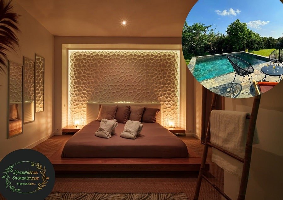 L' Expérience Enchanteresse - Love’nSpa - weekend en amoureux, love rooms avec spa ou jacuzzi privatif2 de L' Expérience Enchanteresse