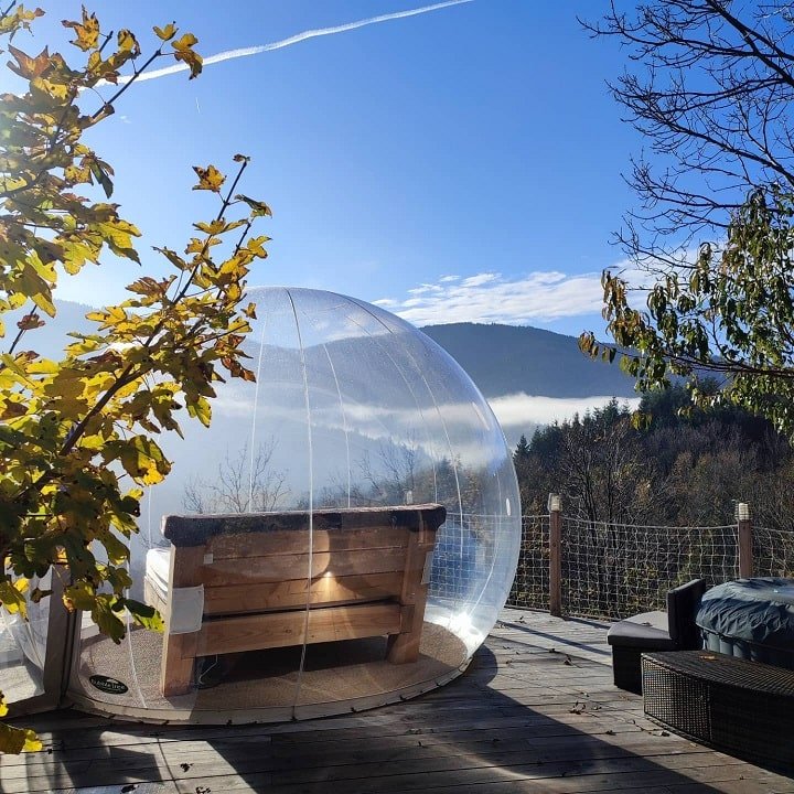 La Bulle d'Ardeche - Love’nSpa - weekend en amoureux, love rooms avec spa ou jacuzzi privatif7 de La Bulle d'Ardeche