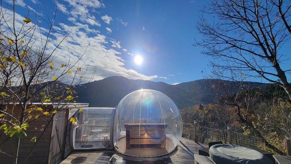 La Bulle d'Ardeche - Love’nSpa - weekend en amoureux, love rooms avec spa ou jacuzzi privatif1 de La Bulle d'Ardeche