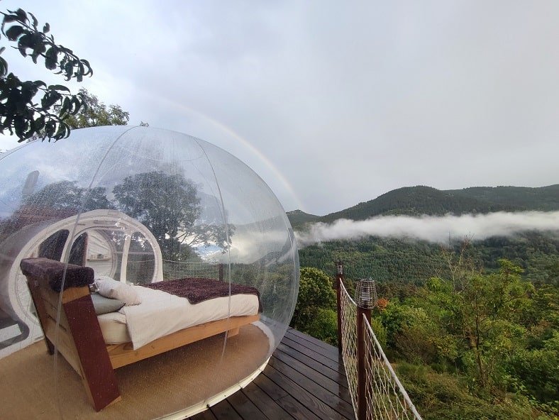 La Bulle d'Ardeche - Love’nSpa - weekend en amoureux, love rooms avec spa ou jacuzzi privatif11 de La Bulle d'Ardeche