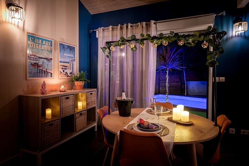 La Villa Eden Bleu - Love’nSpa - weekend en amoureux, love rooms avec spa ou jacuzzi privatif7 de La Villa Eden Bleu