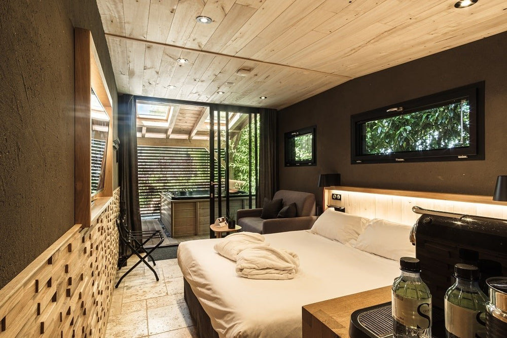 Le Domaine des Prés Verts - Le Lodge - Love’nSpa - weekend en amoureux, love rooms avec spa ou jacuzzi privatif2 de Le Domaine des Prés Verts - Le Lodge