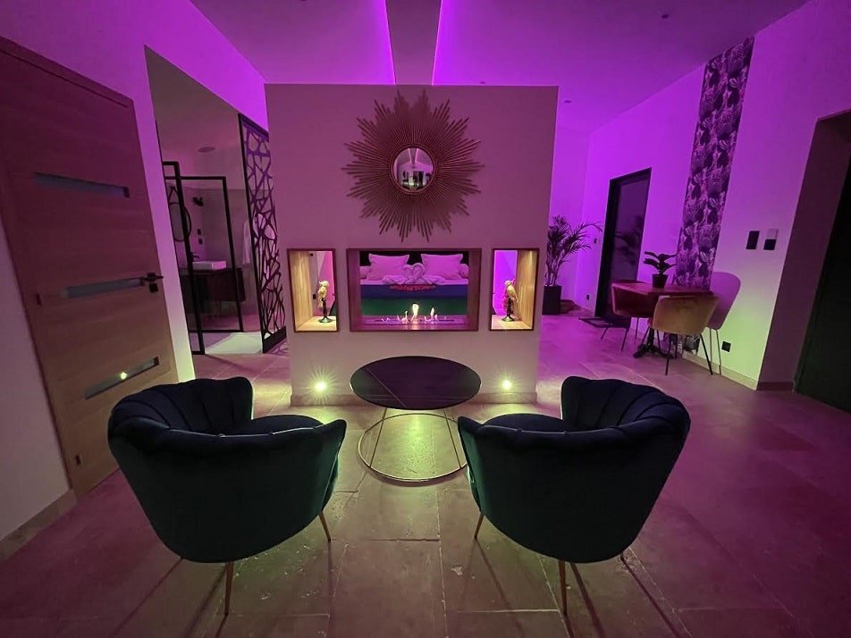 Le Vertu'Ose - Love’nSpa - weekend en amoureux, love rooms avec spa ou jacuzzi privatif10 de Le Vertu'Ose