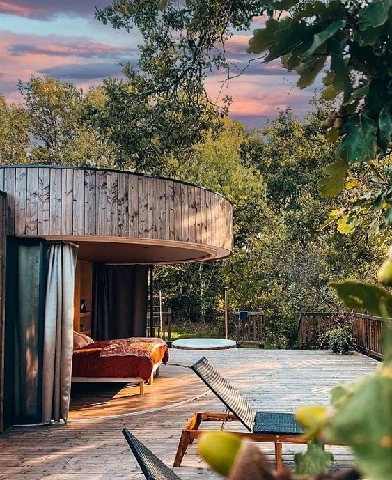 Les 2 Cabanes - Cabane du bas - Love’nSpa - weekend en amoureux, love rooms avec spa ou jacuzzi privatif6 de Les 2 Cabanes - Cabane du bas