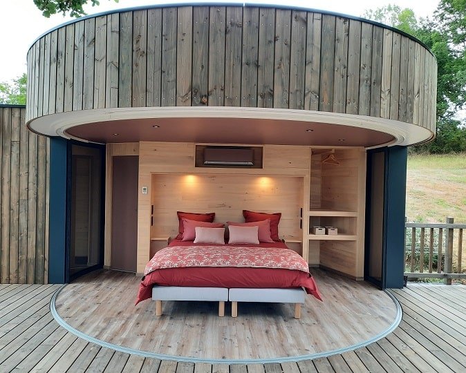 Les 2 Cabanes - Cabane du bas - Love’nSpa - weekend en amoureux, love rooms avec spa ou jacuzzi privatif5 de Les 2 Cabanes - Cabane du bas