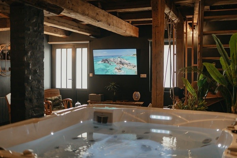 Les Secrets d Honfleur - La maison L'Exotique - Love’nSpa - weekend en amoureux, love rooms avec spa ou jacuzzi privatif4 de Les Secrets d Honfleur - La maison L'Exotique