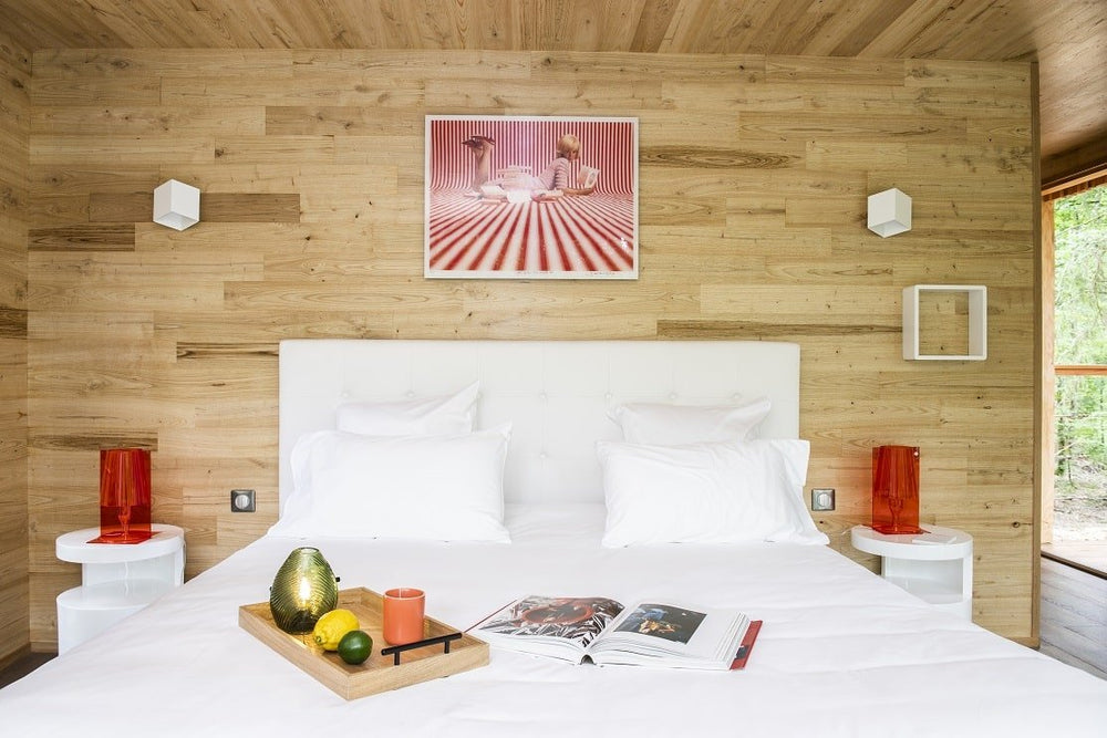 Loire Valley Lodge - Lodges design avec jacuzzi privé en terrasse - Sixtie’s - Love’nSpa - weekend en amoureux, love rooms avec spa ou jacuzzi privatif5 de Loire Valley Lodge - Lodges design avec jacuzzi privé en terrasse - Sixtie’s