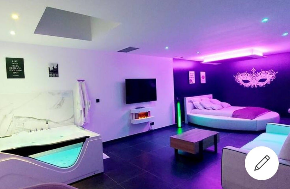 L'Olympe des Sens - CUPIDON • Dieu de l’amour - Love’nSpa - weekend en amoureux, love rooms avec spa ou jacuzzi privatif4 de L'Olympe des Sens - CUPIDON • Dieu de l’amour