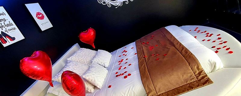 L'Olympe des Sens - CUPIDON • Dieu de l’amour - Love’nSpa - weekend en amoureux, love rooms avec spa ou jacuzzi privatif6 de L'Olympe des Sens - CUPIDON • Dieu de l’amour