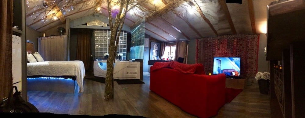 Lyon campagne loft papillons - Love’nSpa - weekend en amoureux, love rooms avec spa ou jacuzzi privatif11 de Lyon campagne loft papillons