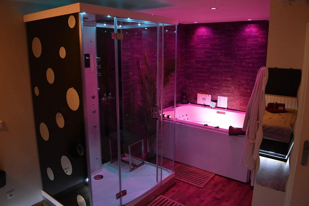 Nuits Chartraines - Hammam et Bulles - Love’nSpa - weekend en amoureux, love rooms avec spa ou jacuzzi privatif1 de Nuits Chartraines - Hammam et Bulles