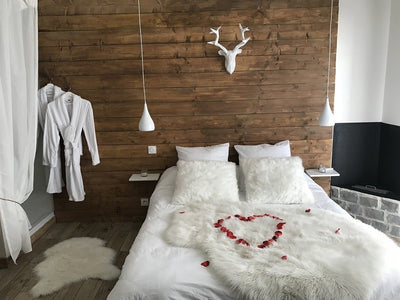 O 5 Sens - Suite Scandinave - Love’nSpa - weekend en amoureux, love rooms avec spa ou jacuzzi privatif
