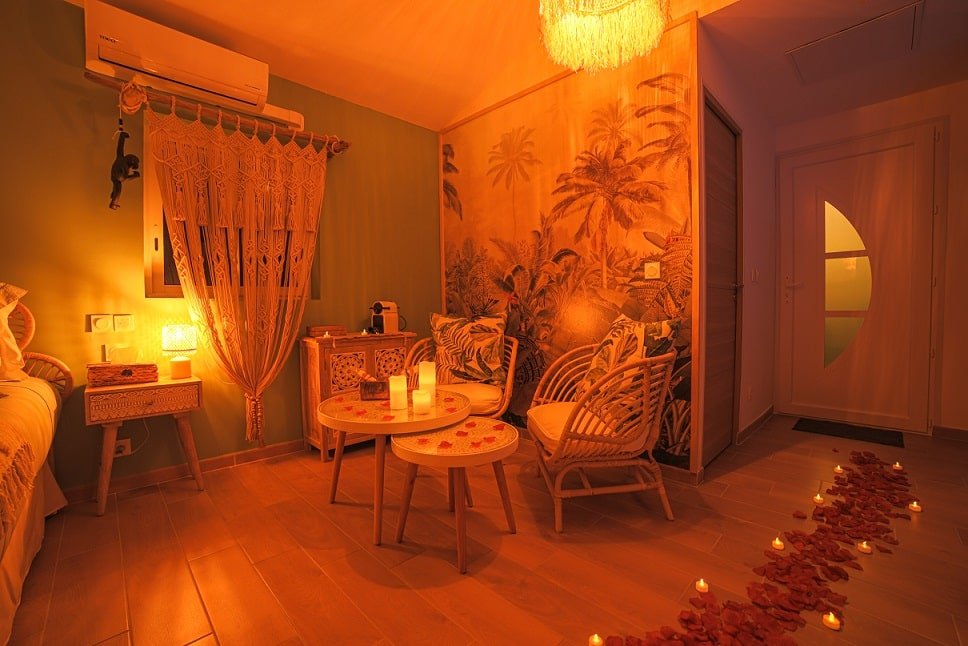 Ô Balinais - Love’nSpa - weekend en amoureux, love rooms avec spa ou jacuzzi privatif18 de Ô Balinais