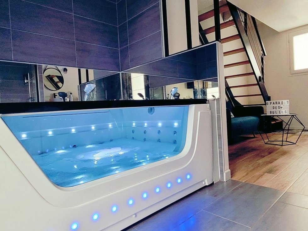 O Paradis des Bulles - Love’nSpa - weekend en amoureux, love rooms avec spa ou jacuzzi privatif3 de O Paradis des Bulles