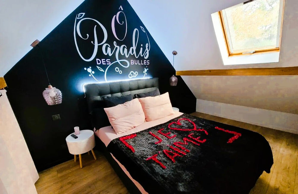 O Paradis des Bulles - Love’nSpa - weekend en amoureux, love rooms avec spa ou jacuzzi privatif6 de O Paradis des Bulles