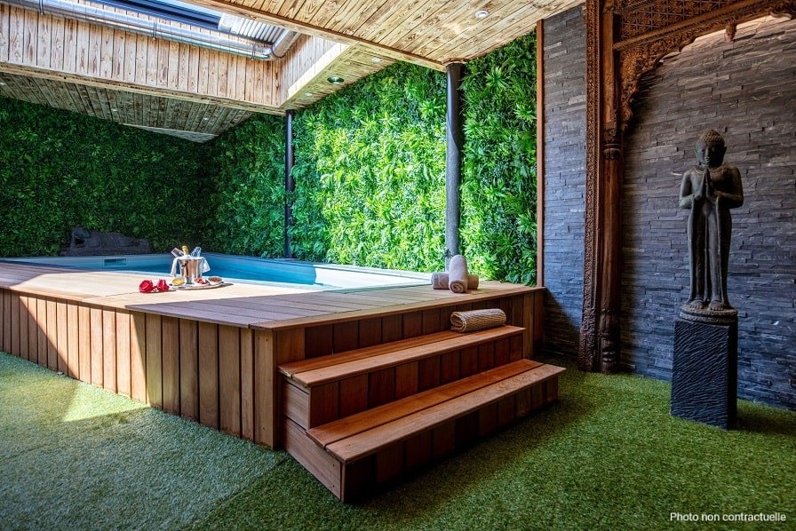 Secret Garden by Le Clos des Thermes - Love’nSpa - weekend en amoureux, love rooms avec spa ou jacuzzi privatif8 de Suite Secret Garden by Le Clos des Thermes