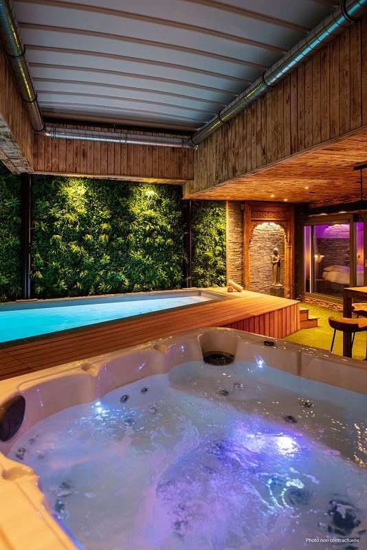 Secret Garden by Le Clos des Thermes - Love’nSpa - weekend en amoureux, love rooms avec spa ou jacuzzi privatif7 de Suite Secret Garden by Le Clos des Thermes