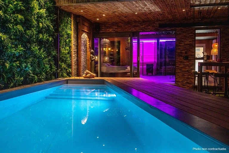 Secret Garden by Le Clos des Thermes - Love’nSpa - weekend en amoureux, love rooms avec spa ou jacuzzi privatif1 de Suite Secret Garden by Le Clos des Thermes