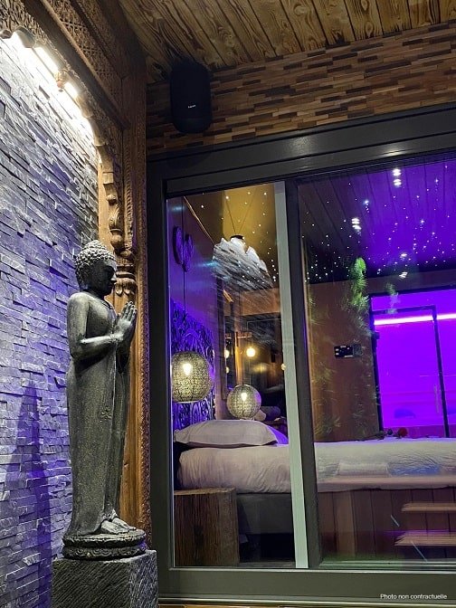 Secret Garden by Le Clos des Thermes - Love’nSpa - weekend en amoureux, love rooms avec spa ou jacuzzi privatif9 de Suite Secret Garden by Le Clos des Thermes